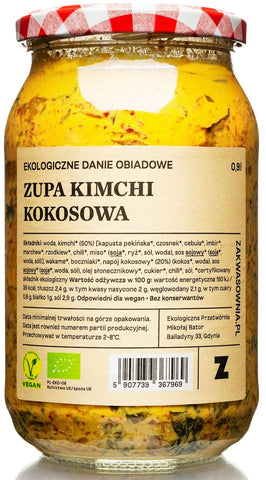 Kokosová polievka Kimchi BIO 900 ml - CHUDOBNÁ