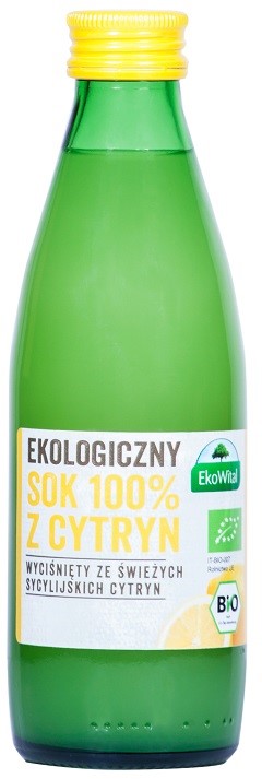 Jus de citron 100% BIO 250 ml EKOWITAL