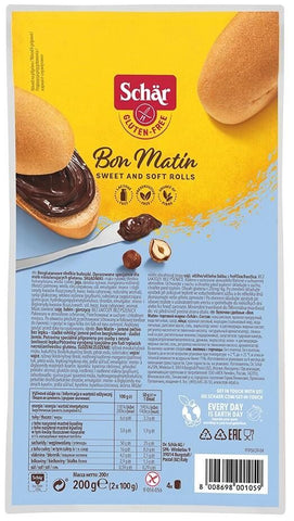 Bon Matin sweet gluten-free rolls (4x50 g) 200 g SCHÄR