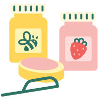 productos de miel y abejas