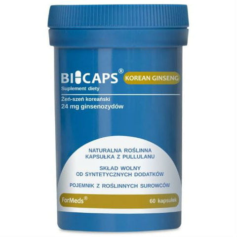 Bicaps Ginseng - Koreanischer Ginseng Koreanischer Ginseng 60 FORMEDS Kapseln