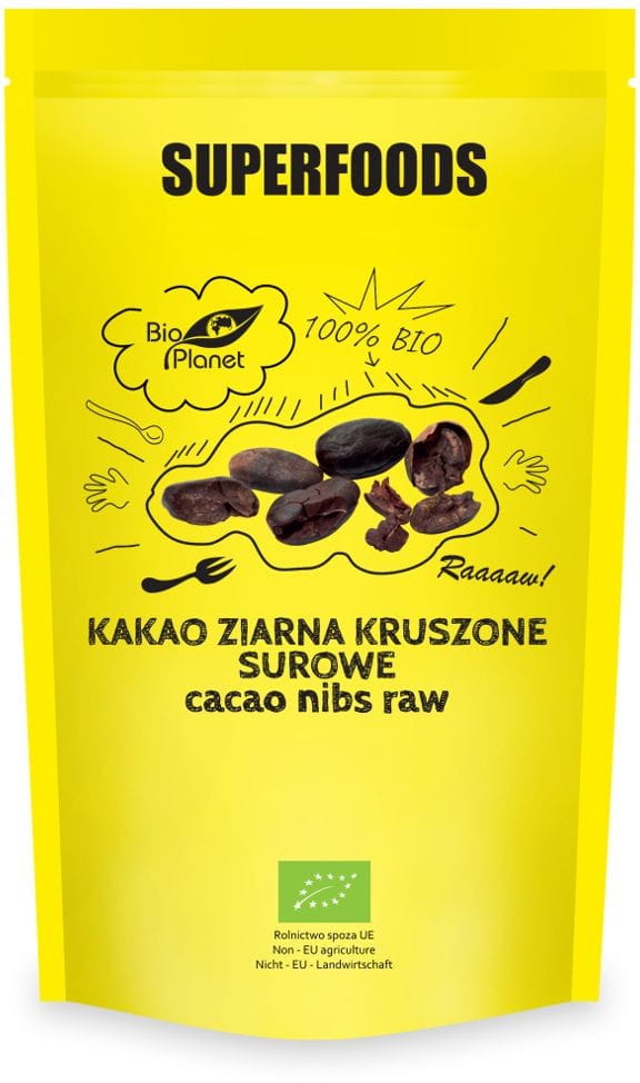 BIO zerkleinerter Rohkakao 250g BIO PLANET