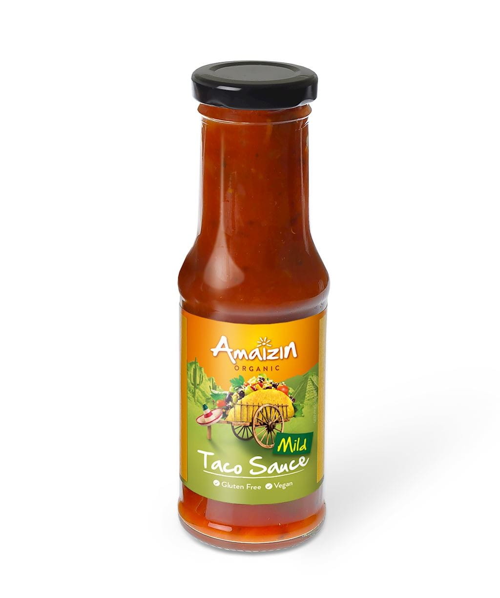 Milde glutenfreie Taco-Sauce BIO 220 g - AMAZIN