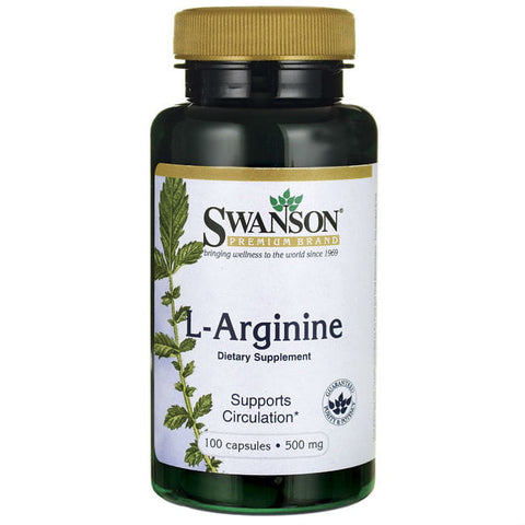 L - Arginin 500mcg L - Arginin 100 Kapseln von SWANSON