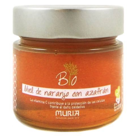 Orangenhonig mit Safran und Acerola BIO 250 g - MURIA