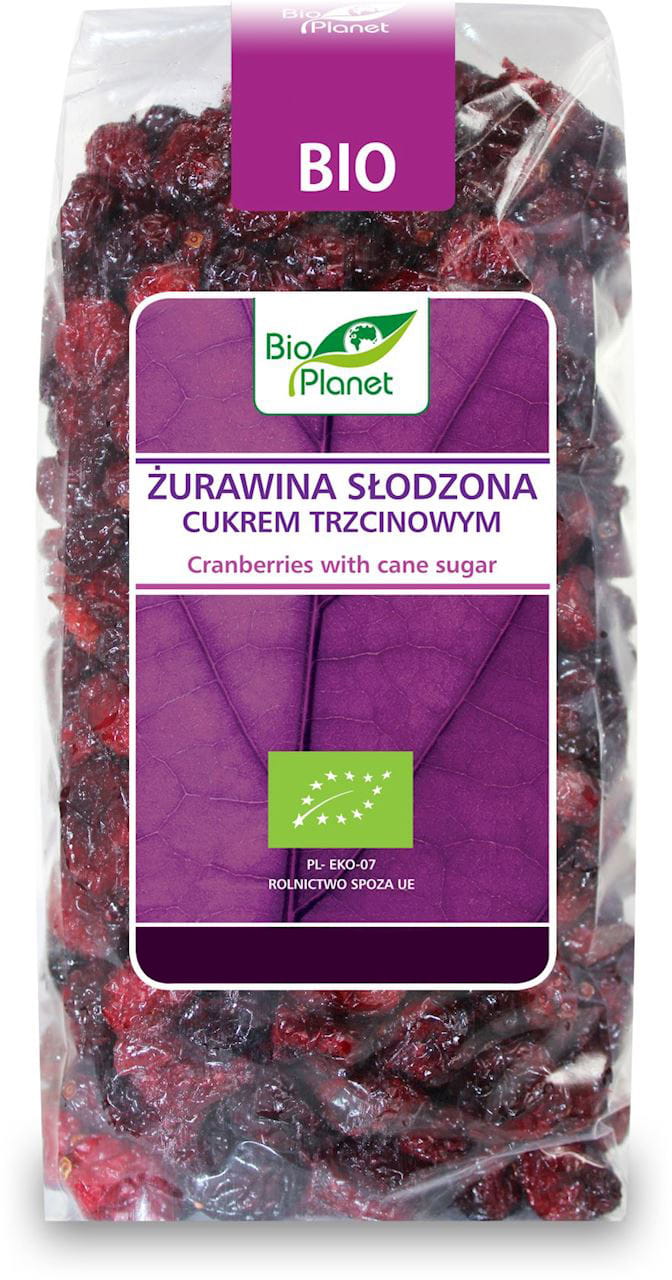 Cranberry gesüßt mit Rohrzucker BIO 1 kg - BIO PLANET