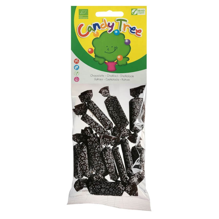 Glutenfreie Bonbons mit Schokoladengeschmack BIO 75 g - CANDY TREE