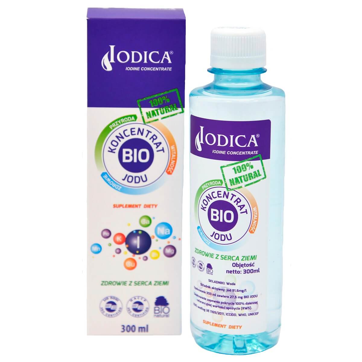 Natürliches flüssiges Jodkonzentrat 300ml IODICA