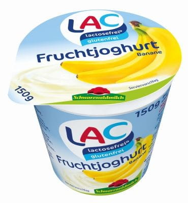 Bananenjoghurt ohne Laktose 150 g SCHWARZWALDMILCH