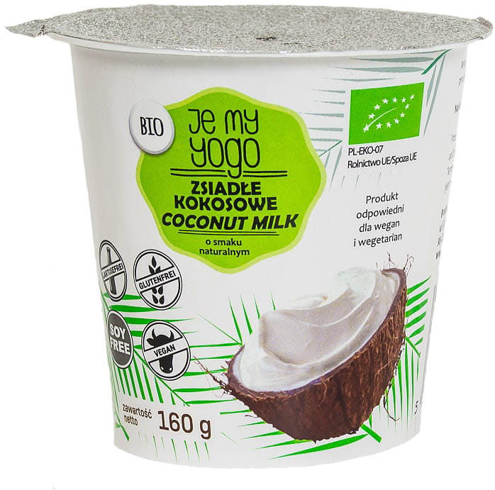 Geronnene Kokosnuss glutenfrei BIO 160 g - YOGO