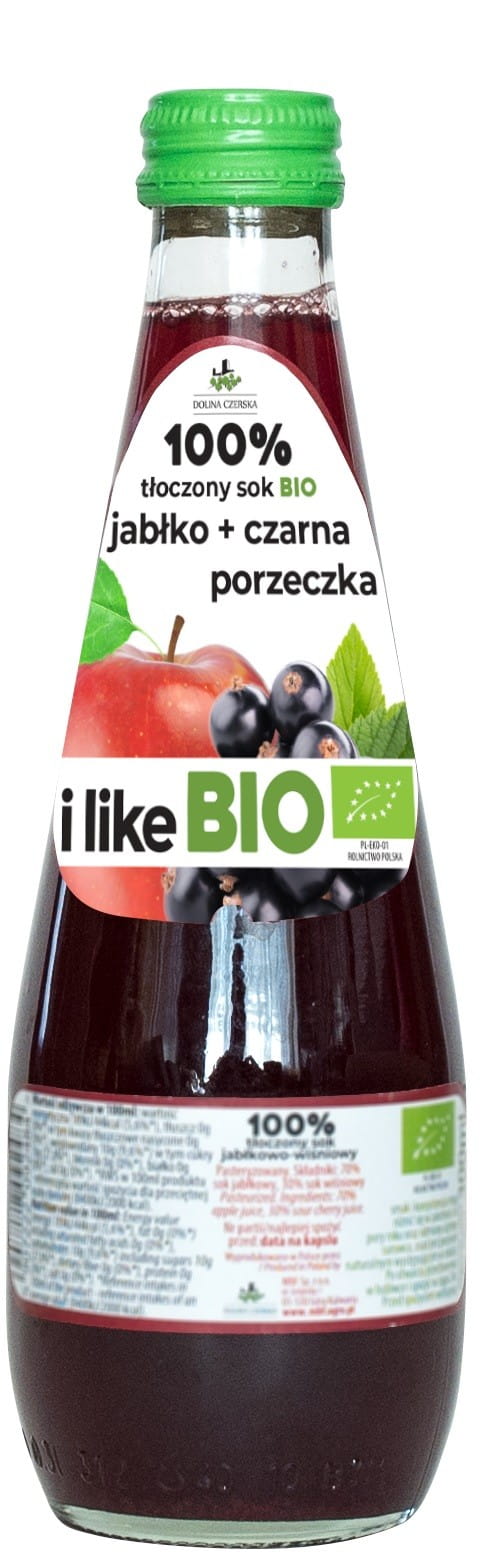 Apfelsaft mit schwarzer Johannisbeere BIO 300 ml - CZERSKA VALLEY