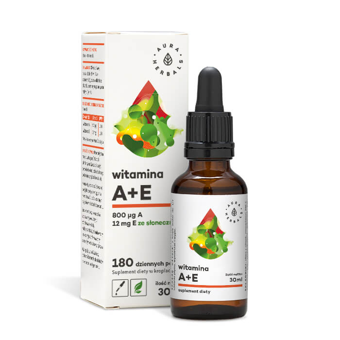 Vitamin A + E Tropfen 30ml AURA HERBALS