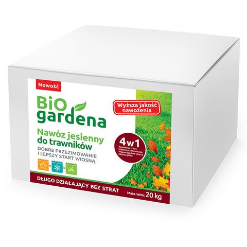 Herbstdünger für Rasen ECO 20 kg - BIO GARDENA