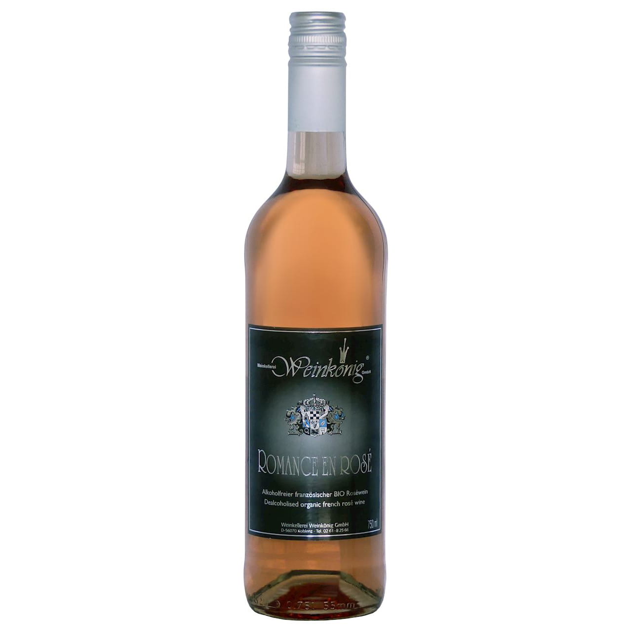 Alkoholfreier Rose Dry Romance en Rosewein BIO 750 ml - WEINKOENIG