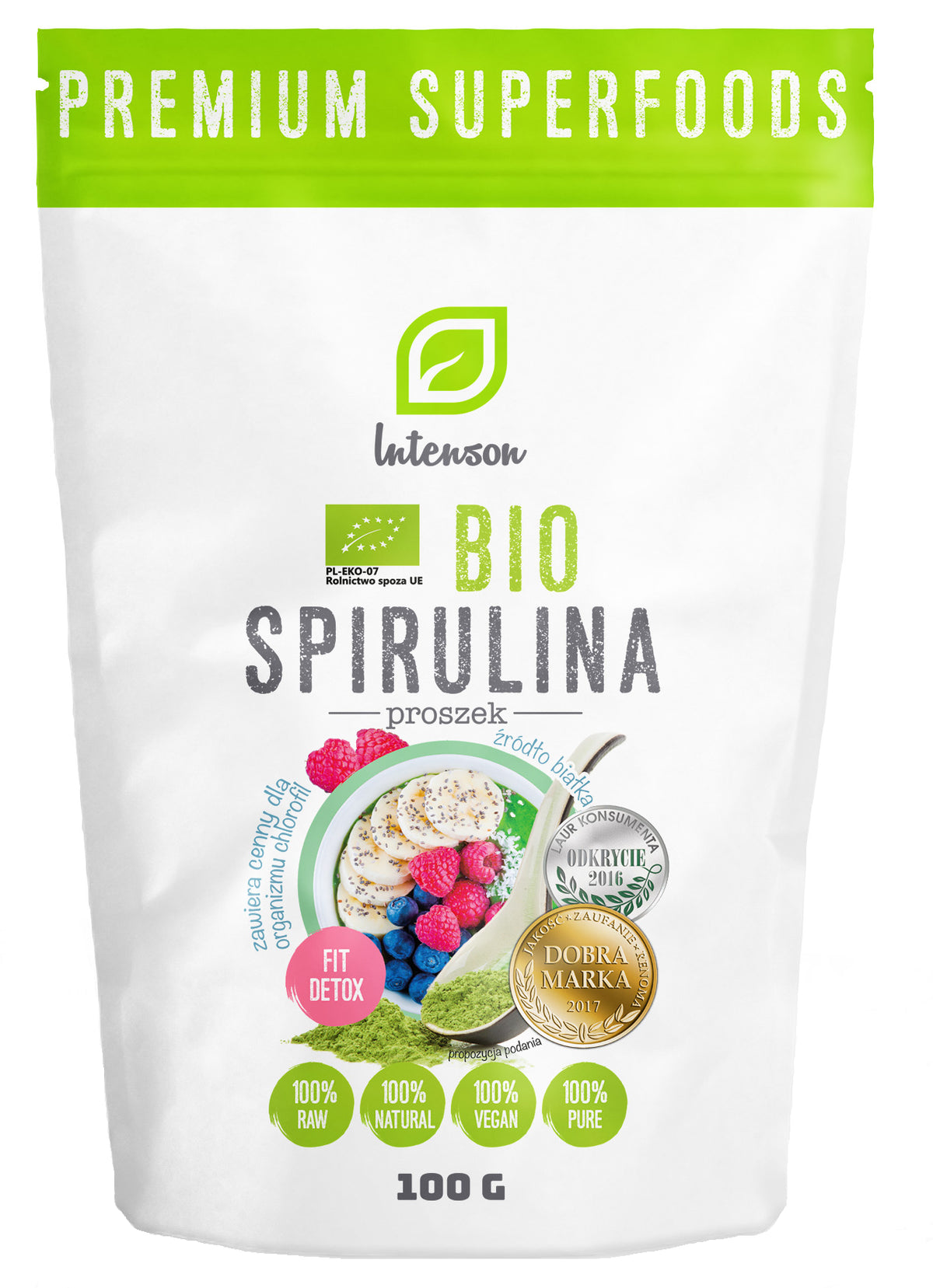 Spirulina BIO-Pulver 100g INTENSON