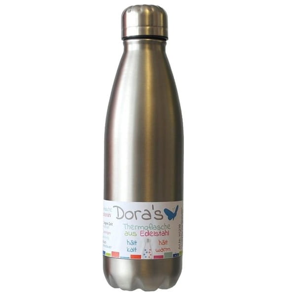 750 ml Edelstahl-Thermoflasche - DORA'S