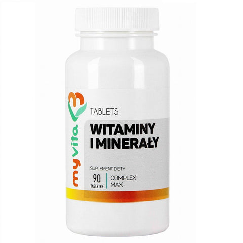 Vitamine und Mineralstoffe Komplex 90 Tabletten MYVITA