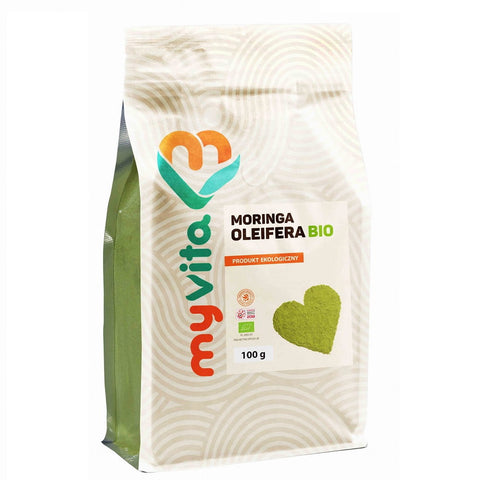 BIO Moringa oleifera Blattpulver 100g MYVITA