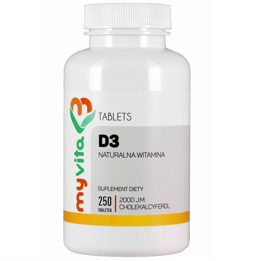 Vitamin D3 aus Lanolin 2000iu 250 Tabletten MYVITA