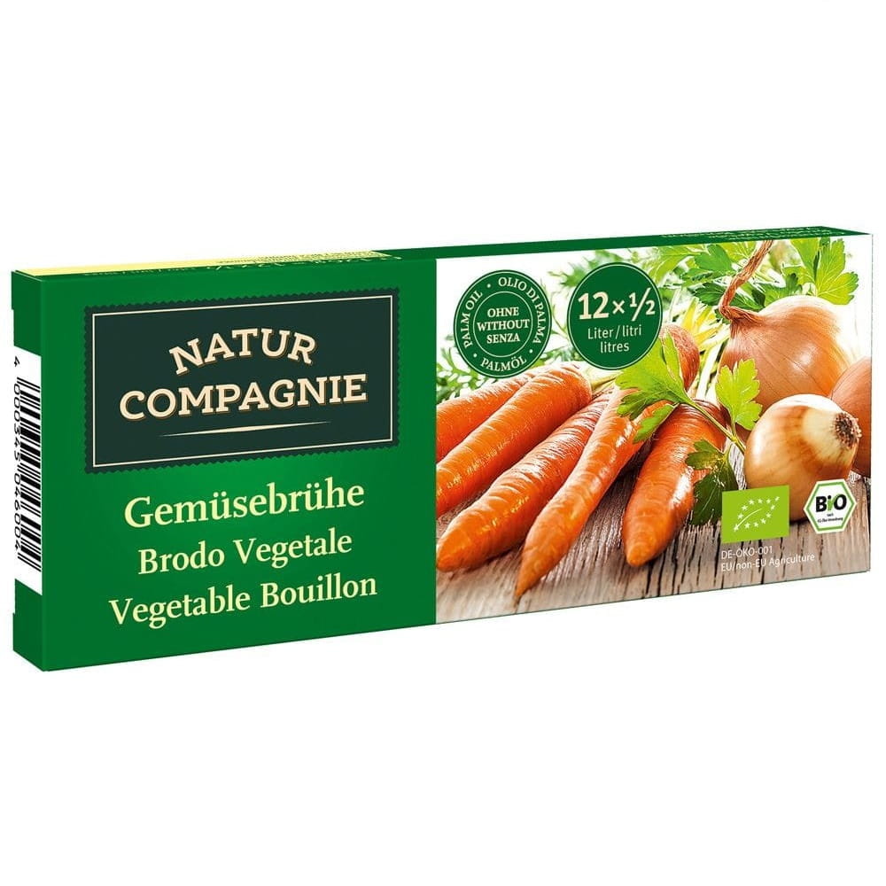 Brühe - Gemüsewürfel BIO 126 g - NATUR COMPAGNIE