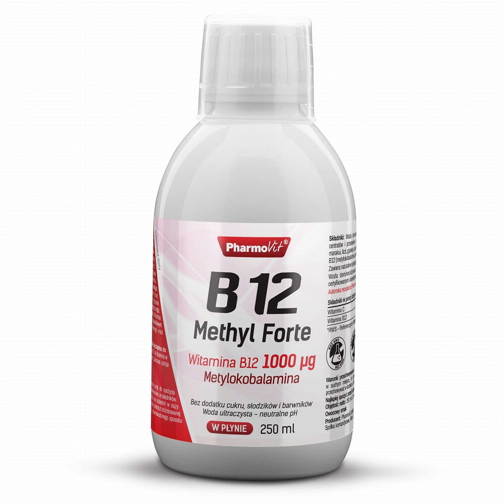 Vitamin B12 Methyl FORTE Methylcobalamin 1000μg 250ml PHARMOVIT