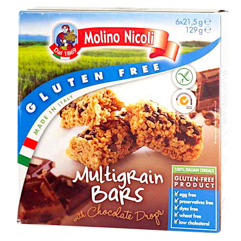 Mehrkornriegel mit Schokolade glutenfrei 6x21,5 g MOLINO