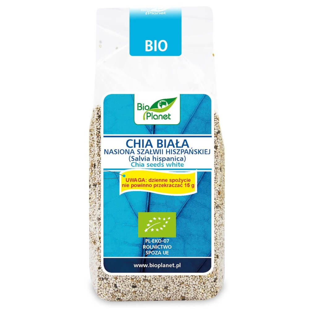 Weißer Chia - Spanischer Salbei Samen BIO 200 g - BIO PLANET