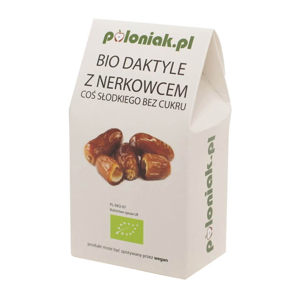 Datteln mit Cashewnüssen ohne Zucker BIO 100 g - POLONIAK