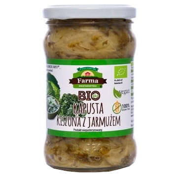 Sauerkraut mit Grünkohl BIO 300 g - FARMA ŚWIĘTOKRZYSKA