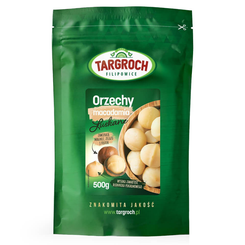 Geschälte Macadamianüsse 500g TARGROCH