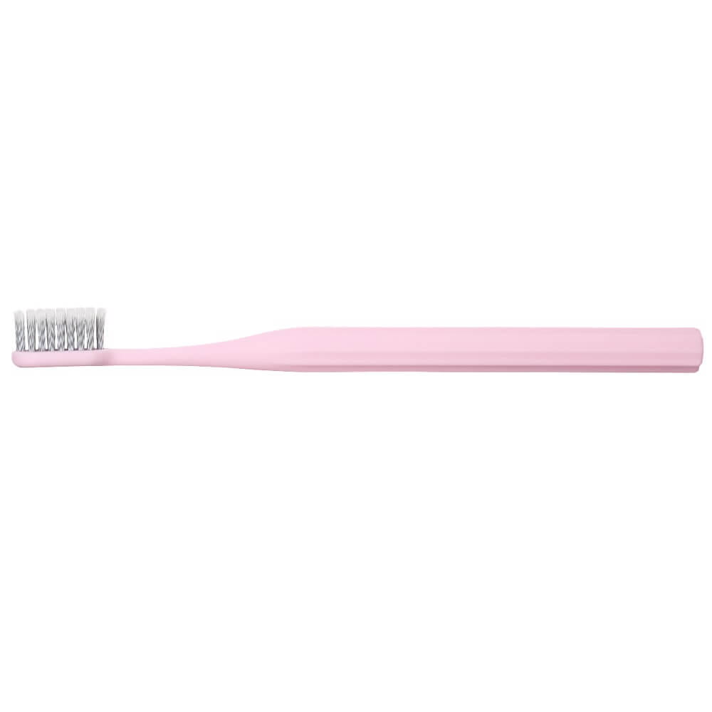 Zahnbürste für Erwachsene rosa mittlere Borsten - ZUZII