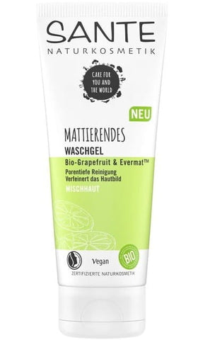 Eco Grapefruit mattierendes Gesichtswaschgel 100 ml - SANTE