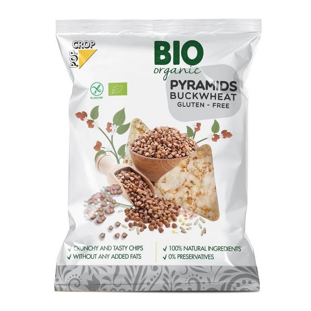 Glutenfreie Buchweizenpyramiden BIO 25 g - POPCROP