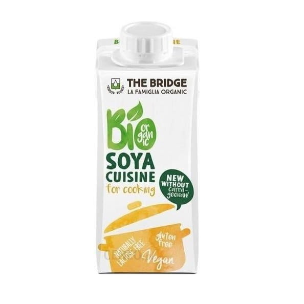 Glutenfreie Sojacreme zum Kochen 200ml EKO THE BRIDGE