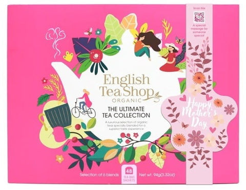 Ein Set Tees rosa Box (48x2) BIO 94 g ENGLISH TEA SHOP ORGANIC