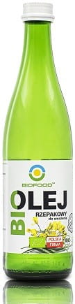 Rapsöl zum Braten glutenfrei BIO 500 ml - BIO FOOD