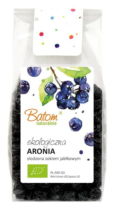 Aronia gesüßt mit Apfelsaft BIO 100 g - BATOM