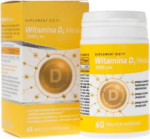 Vitamin D3 D - 3 2000 IE 60 Kapseln MEDIKALIN