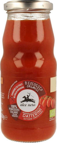 Passata-Tomatensauce (aus Datteltomaten) BIO 350 g - ALCE NERO