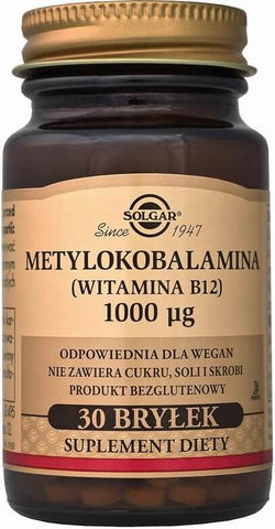 Vitamin B12 Methylcobalamin 1000 µg 30 Nuggets von SOLGAR