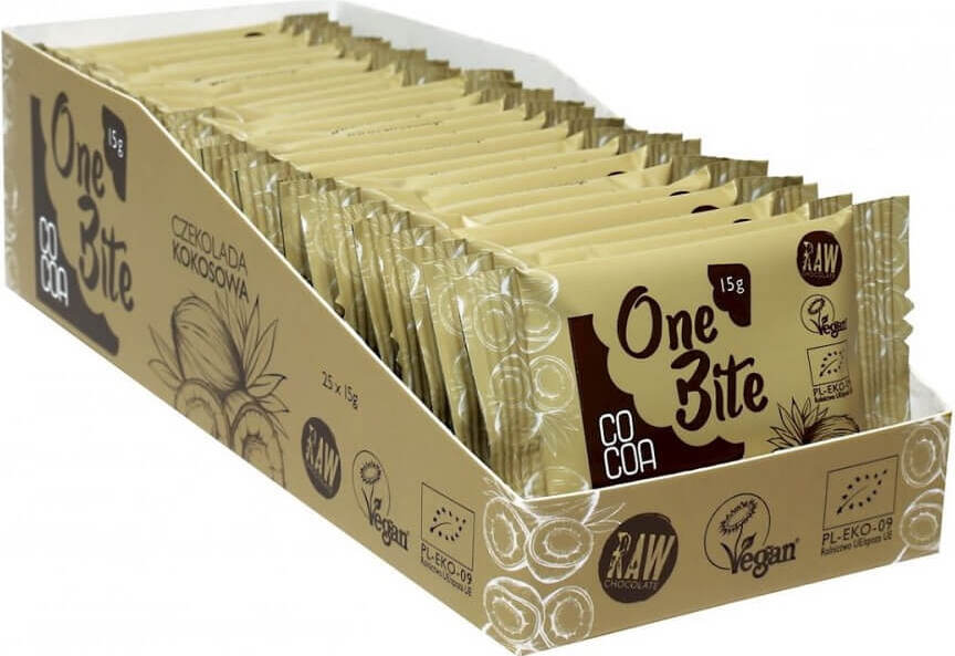 One Bite Kokosschokolade BIO 15 g - KAKAO