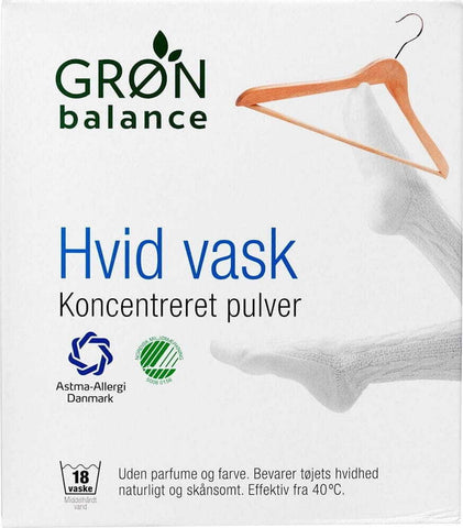 Waschpulver für weiße Kleidung 785 g - GRON BALANCE