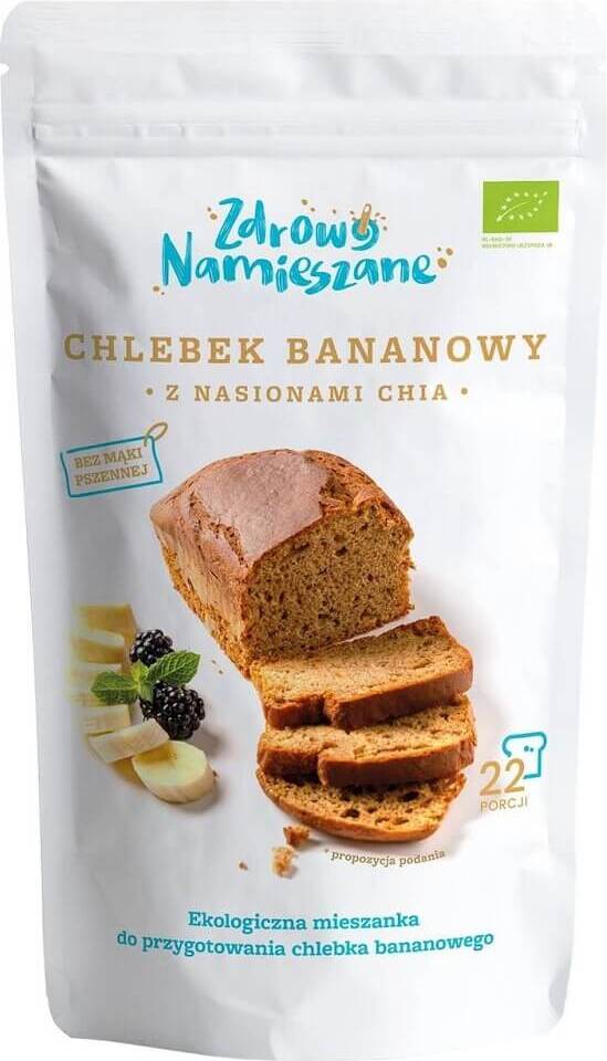 Bananenbrot mit Chiasamen BIO 400 g - GESUND GEMISCHT