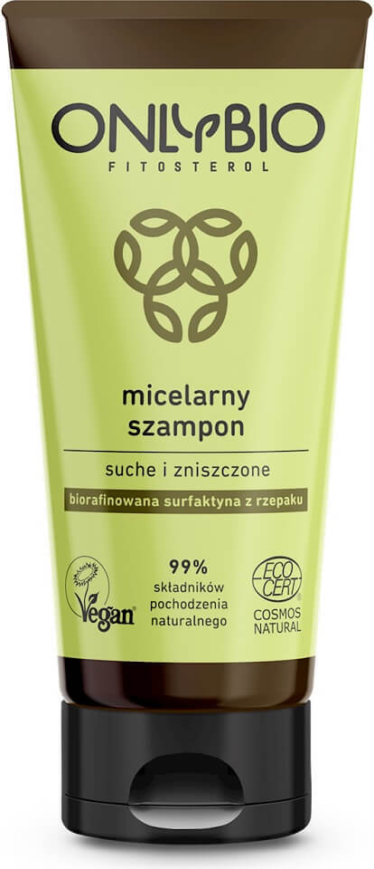 Mizellenshampoo für trockenes und strapaziertes Haar - 200 ml Tube - NUR BIO