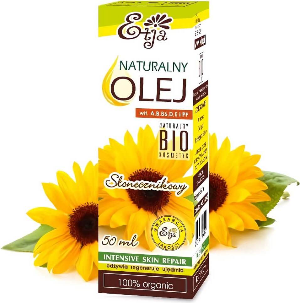 Unraffiniertes BIO Sonnenblumenöl 50 ml ETJA