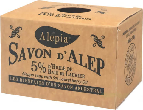 Seife Alep 5% Lorbeeröl 190 g - ALEPIA