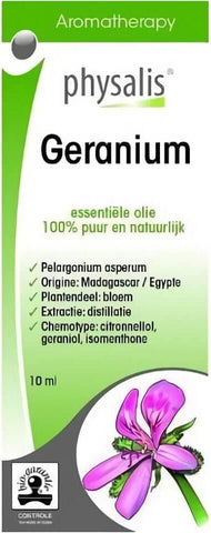 Ätherisches Geranienöl (Pelargonium) 10 ml - PHYSALIS