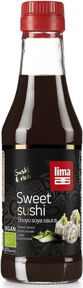 Süße Shoyu Sojasauce für Sushi BIO 250 ml - LIMA