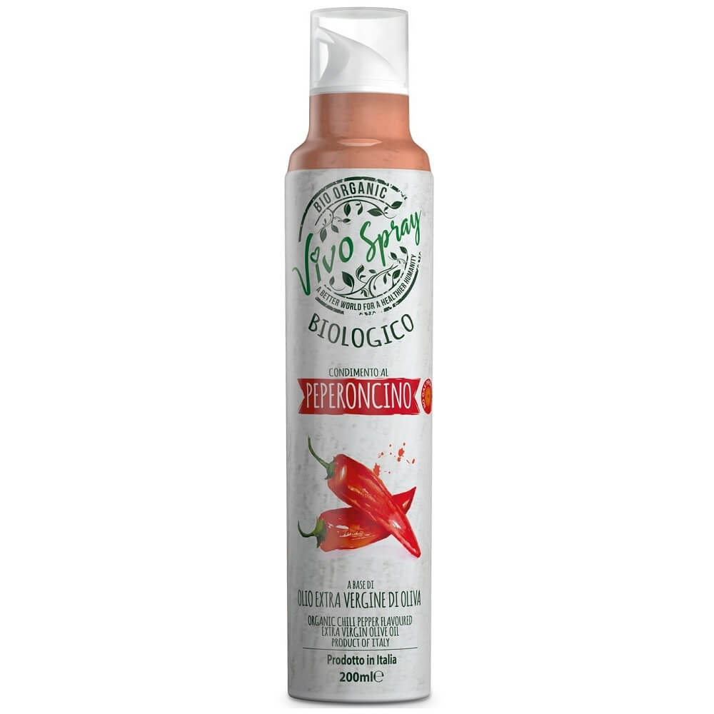 Natives Olivenöl extra mit Chili-Geschmack BIO-Spray 200 ml - VIVO SPRAY