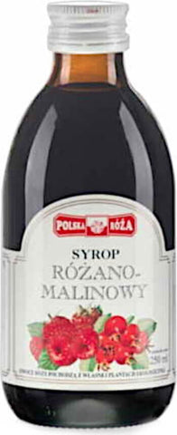 Rosen- und Himbeersirup 250 ml POLSKA ROSA